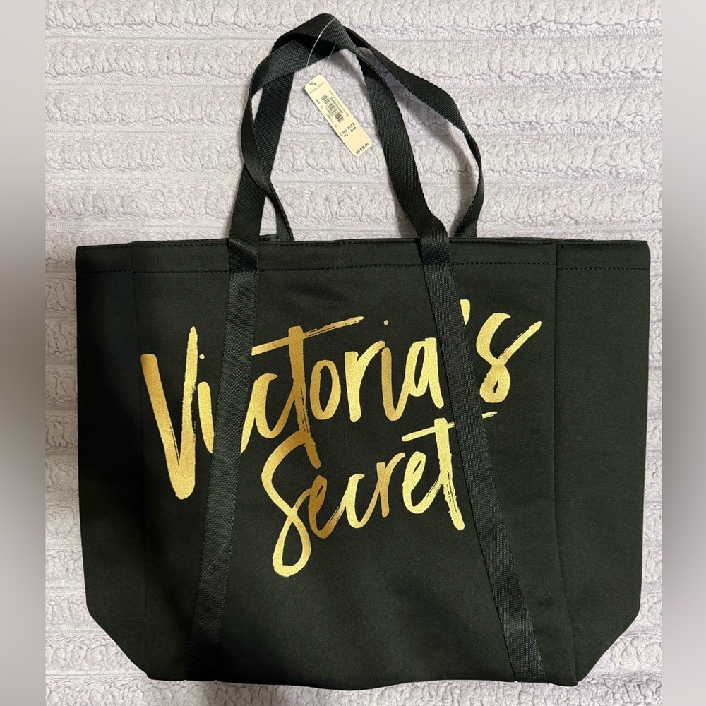 Victoria's Secret Black Insulated Tote Bag